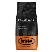 Bristot L'Americano Dark Roast - 1 kg formalet kaffe