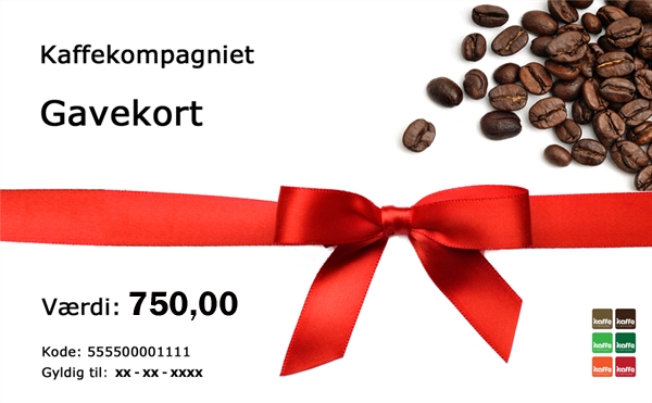 Gavekort 750 DKK