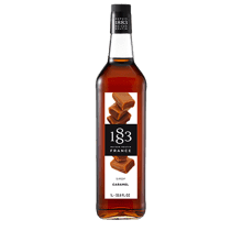 Mørk karamel sirup med en afrundet smag. 1L
