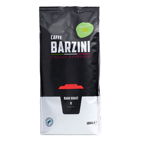 Barzini Dark Roast Øko 1kg Kaffebønner