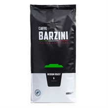 Barzini Medium Roast Espresso - 1kg kaffebønner