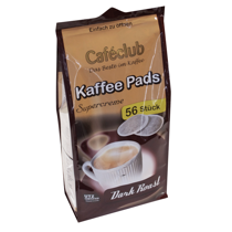 Caféclub Dark Roast - 56 kaffepuder til Senseo