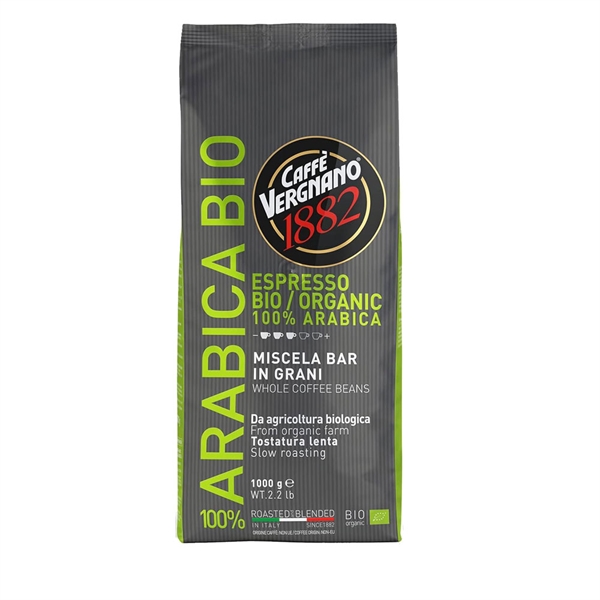Caffe Vergnano 1kg Økologisk Espresso kaffebønner