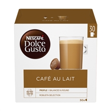 Dolce Gusto Café au Lait - Loyalty Pack - 30 kapsler