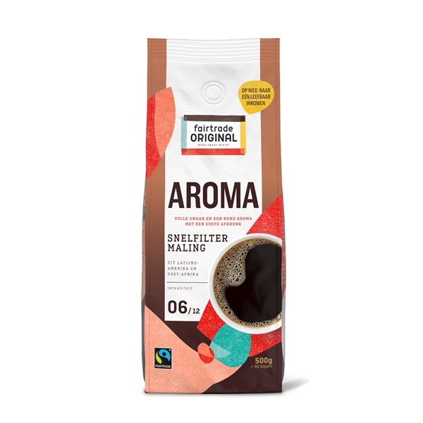 Fairtrade Original Aroma 500g malet kaffe