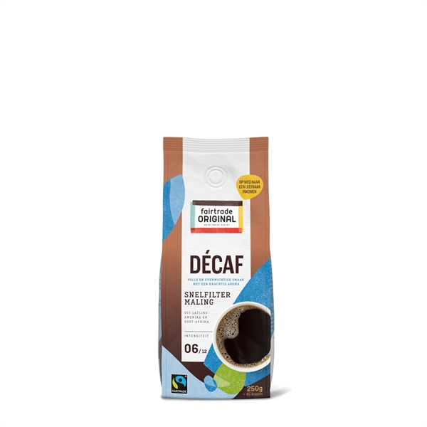 Fairtrade Original Koffeinfri - 250g kaffe malet 