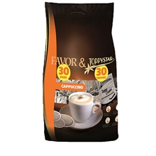 Favor Cappuccino - 30 kaffepuder / 30 topping