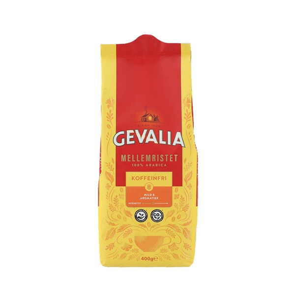 Gevalia filterkaffe Koffeinfri 400g