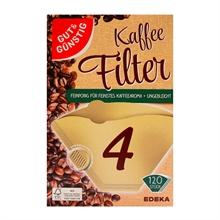 G&G Kaffefilter Ubleget 120 stk