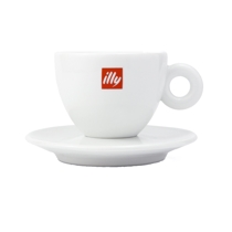 Illy cappuccino (180 ml) - og underkop