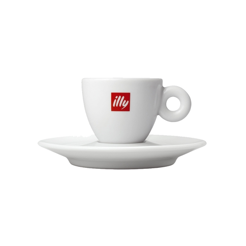 Illy espressokop (60 ml) og underkop