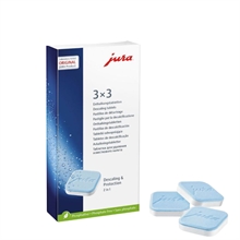 JURA 3X3 afkalkningstabletter 2-i-1 - 9 tabletter