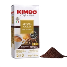 Kimbo Aroma Gold formalet kaffe 250g