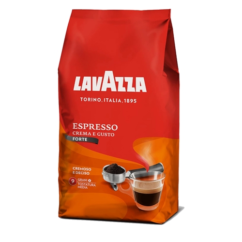 Lavazza Crema e Gusto Forte - 1 kg hela bönor