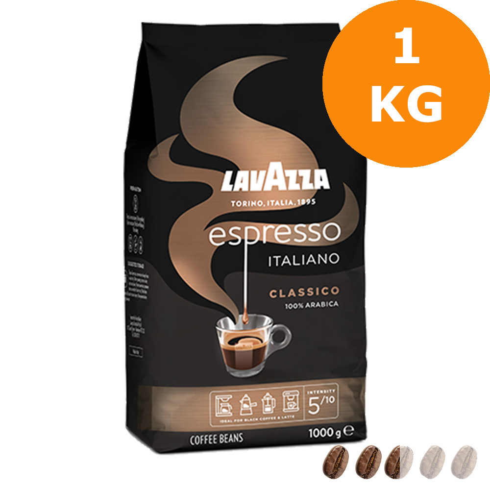 Lavazza Espresso Italiano Classico Bønner - Kaffekompagniet.com