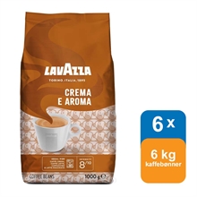 6 kilo Lavazza Crema e Aroma Kaffebønner