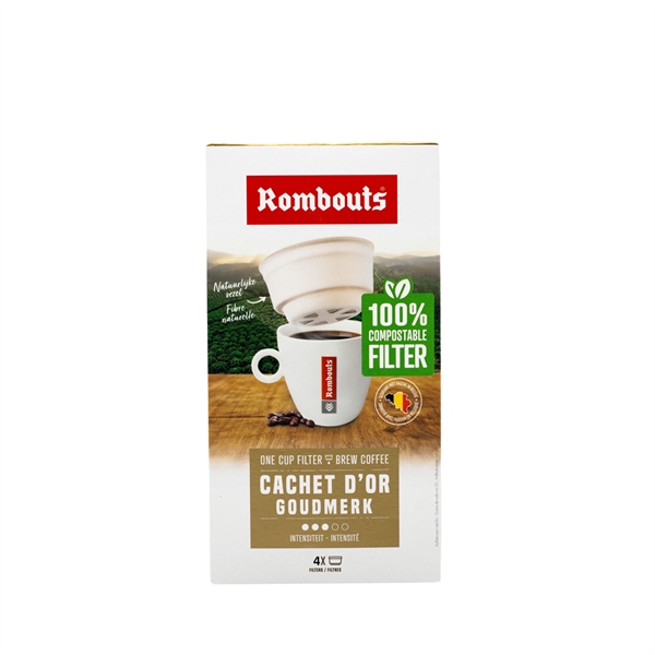 Rombouts Cachet D\'Or One Cup Filter (4 stk)