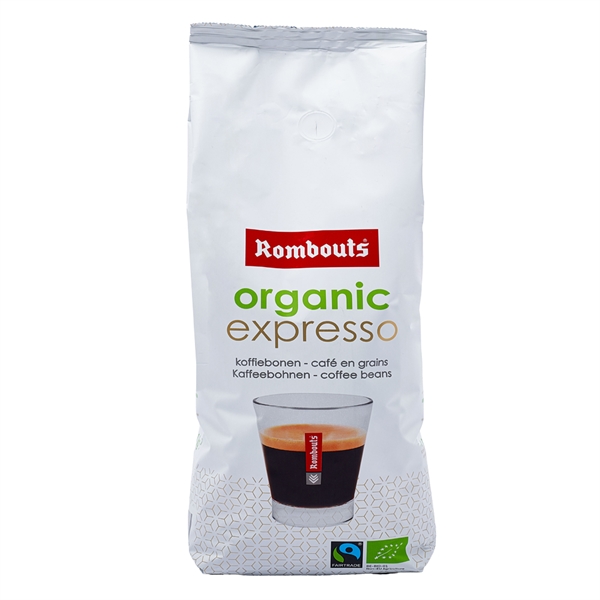 Rombouts Organic Expresso - 1kg Økologiske kaffebønner
