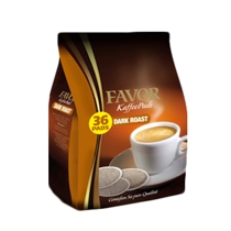 Favor Dark Roast - 36 kaffepads
