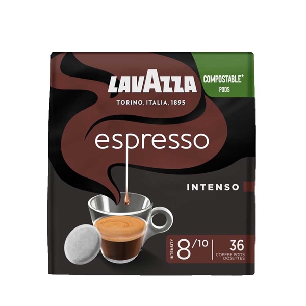 Lavazza Espresso Intenso 36 kaffepuder til Senseo