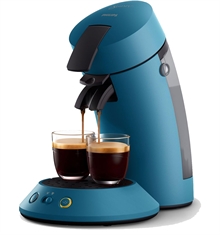 Philips Senseo Original Plus kaffemaskine pavone blue CSA210/00