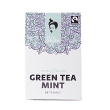 Økologisk grøn Fairtrade te med mint