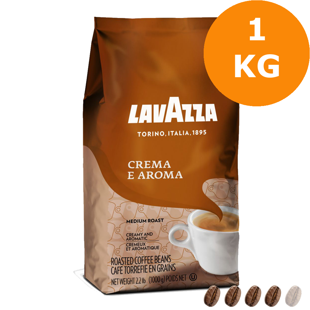 Lavazza Crema e Aroma Bønner - Kaffekompagniet.com