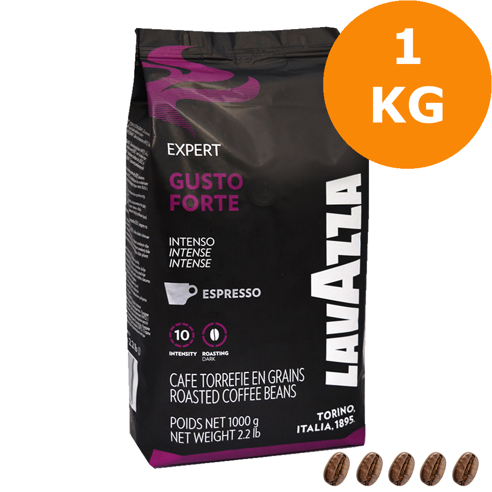 Lavazza Gusto Forte Bønner - Kaffekompagniet.com